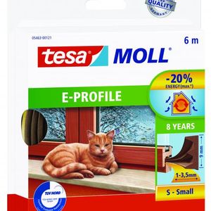 Perfil Flexible Ventana  6x9x4 Café