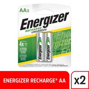 Pilas Recargables AA x2 Energizer