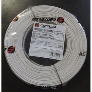 Cable dúplex 2x20 blanco 100 mt centelsa