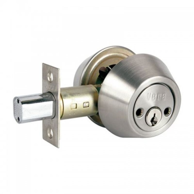 Cerrojo EZCURRA 550 Seguridad con doble cilindro y condena - Vidal Locks