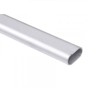 Tubo Ovalado 15 x 30 mm HTU012-02 Aluminio Anodizado