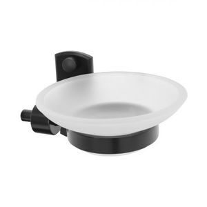 Jabonera Plato Cristal Boccher Blackline