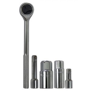 Juego 5 Piezas Ratchet Exten Copa Bujia 16 21Mm