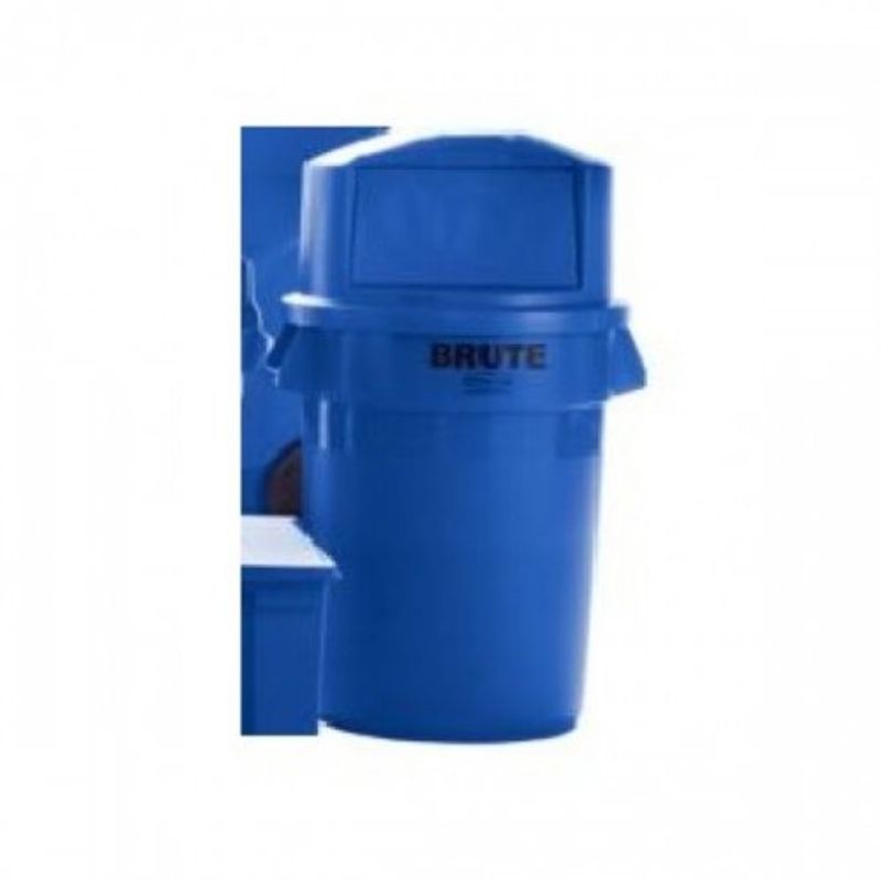 Contenedor BRUTE ® 121L con tapa domo Azul