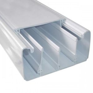 Canaleta 100 mm x 45 mm Plástica Blanco