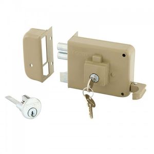 Cerradura Sobreponer 5637 Derecha Beige