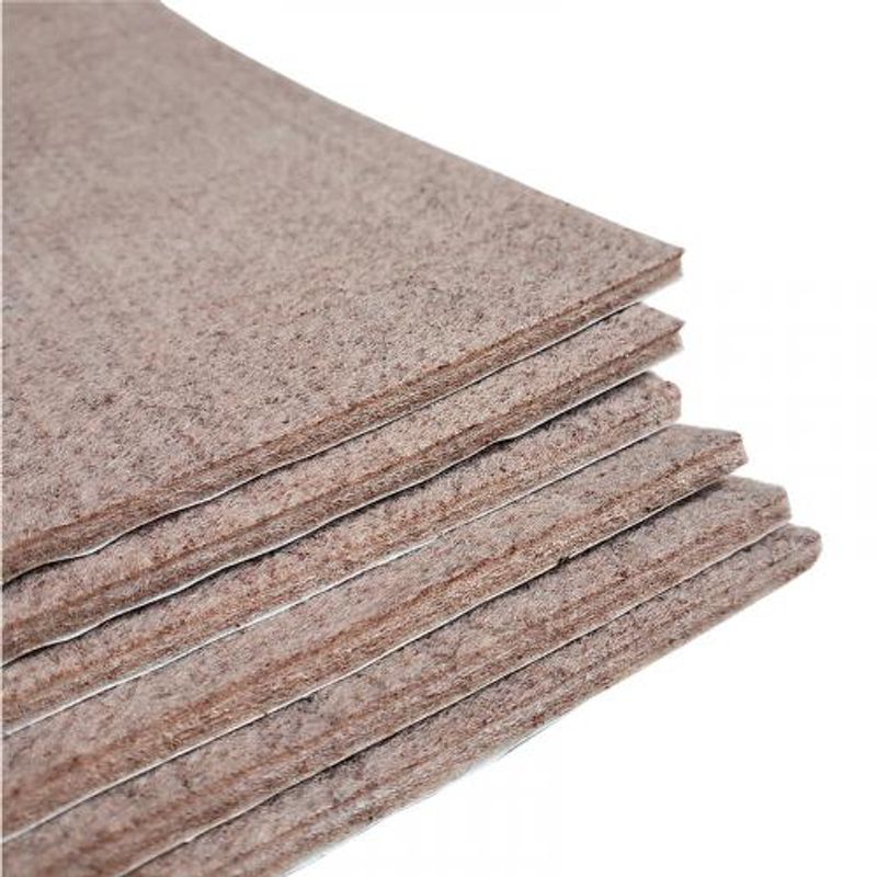 Fieltro Adhesivo Cuadrado De 30 Mm Que Protege Los Muebles Blanco