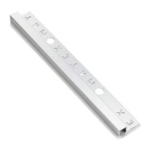 Perfil Tipo P Plata Pulido 2.5Mt