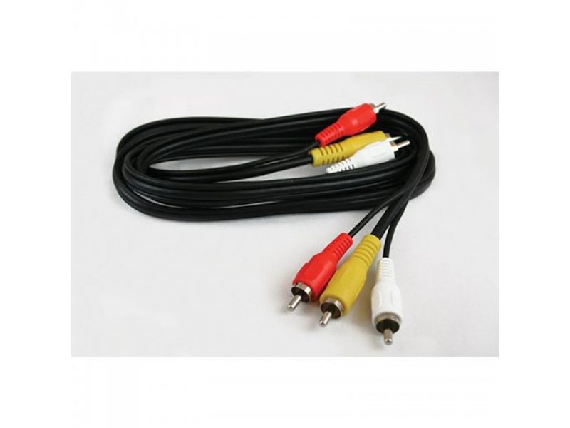 Cable Audio Video Compuesto 3 Rca x3.65m