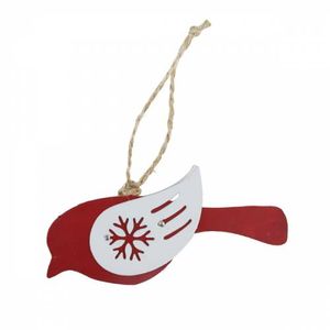 Colgante Pajaro Alas Rustica