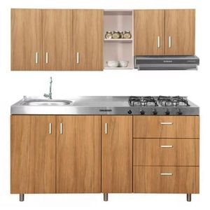 Cocina integral Aliso 180cm amber 8 puertas izquierda Challenger