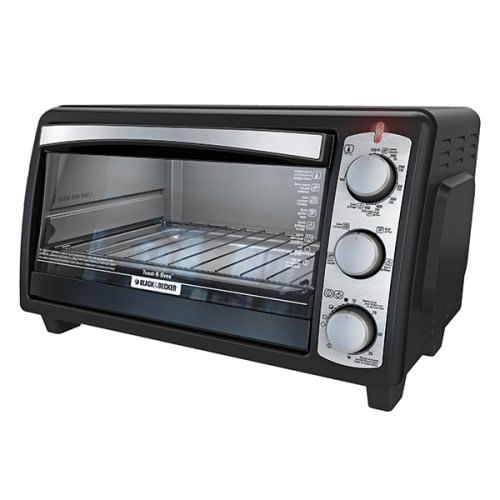 Horno Tostador Black & Decker to1940bd 14lts negro 