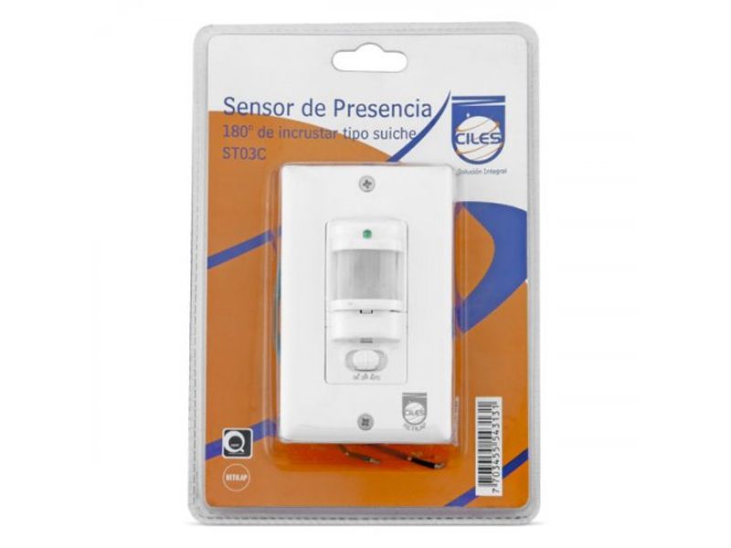 Sensor Presencia ST30C Incrustar Suiche 180°, sensor de presencia - Vimarsana News