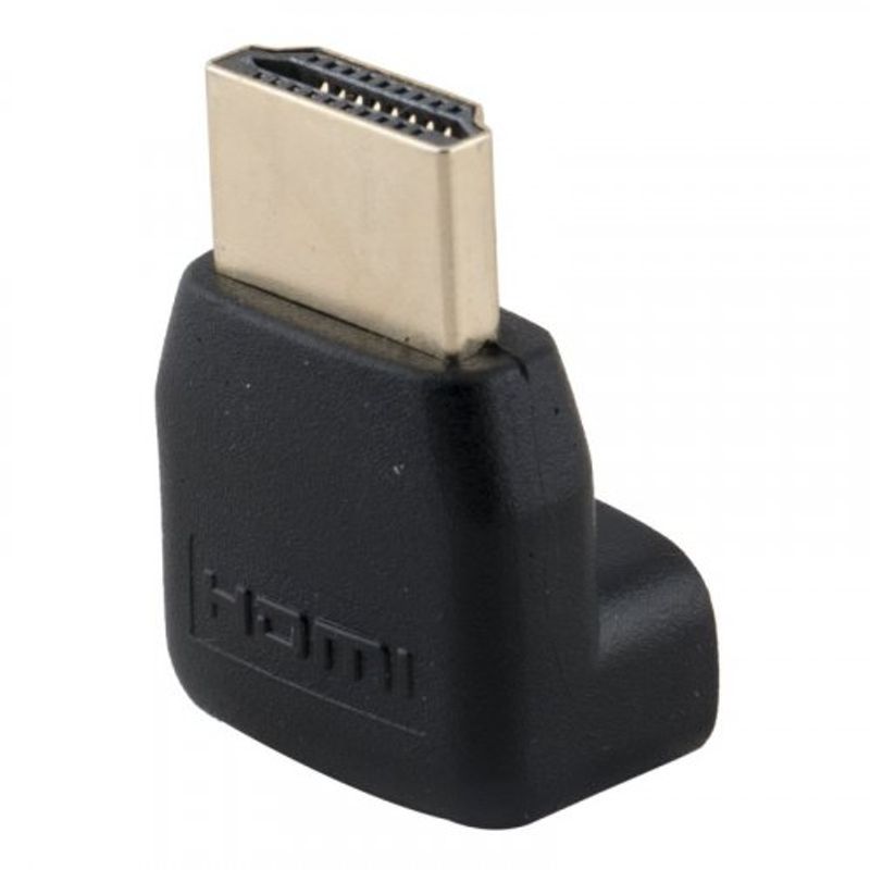 Adaptador Union HDMI Macho a HDMI Hembra Acople 1080p Codo