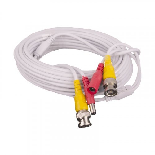 CABLE CCTV VIDEO/CORRIENTE BLANCO 10M