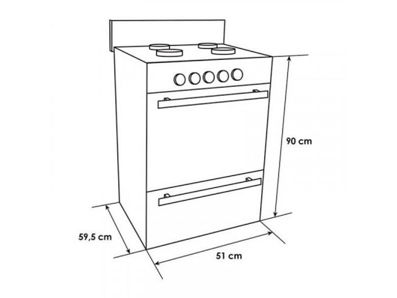 Estufa Romero Reflex Haceb 50 cms Gas Propano 