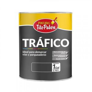 Pintura Trafico 1gl Negro Tito Pabon