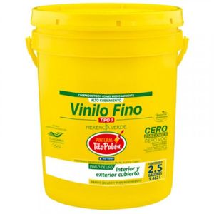 Vinilo Lavable 2.5 gl Fino Tito Pabon Blanco