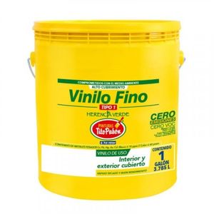 Vinilo Lavable 1gl Fino Tito Pabon Blanco