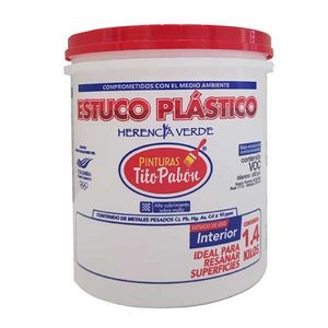 Estuco Plastico Interior 1/4gl Tito Pabon