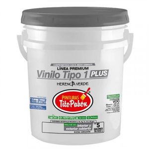 Vinilo T1 5gl Almendro Mate Tito Pabon