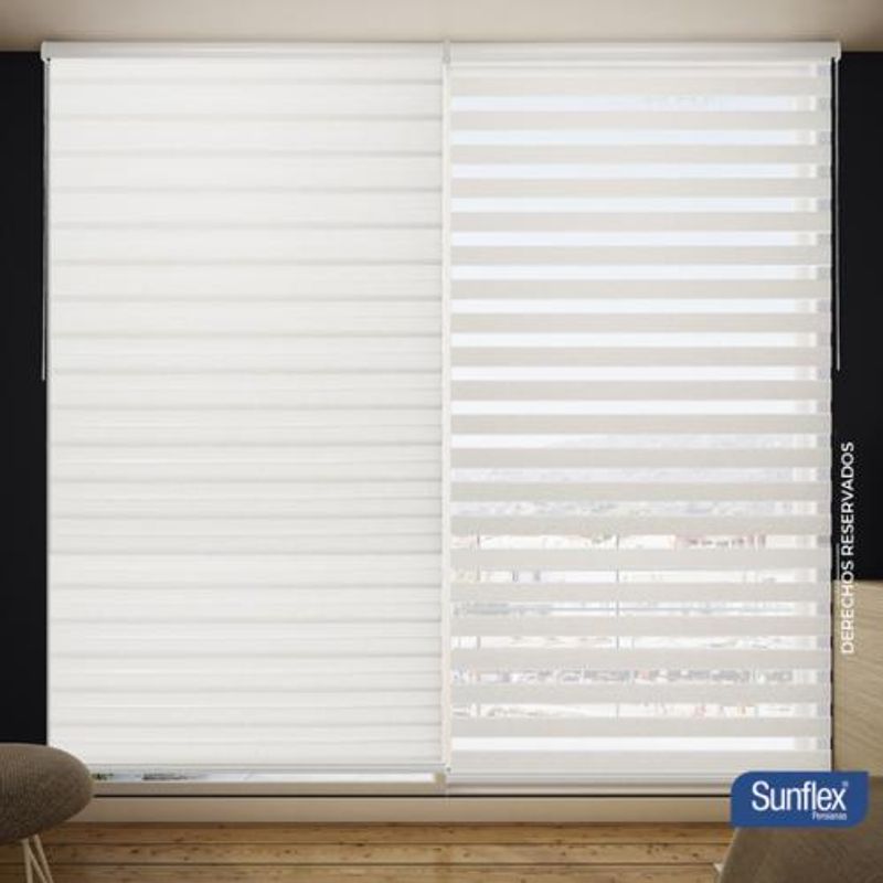 Persiana Enrollable Sunflex Blackout 140x180 cm a precio de socio