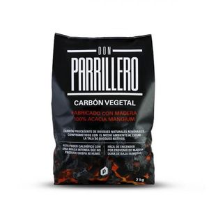 Carbon Vegetal Don Parrillero Bolsa 2Kg