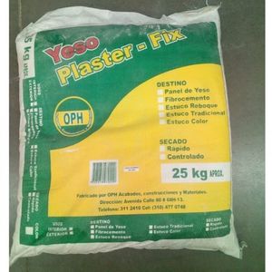 Bulto De Yeso Plaster-Fix 25Kg