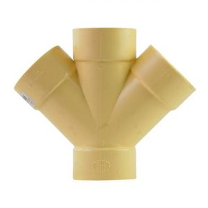 Yee Sanitaria Doble 4 Pvc Gerfor