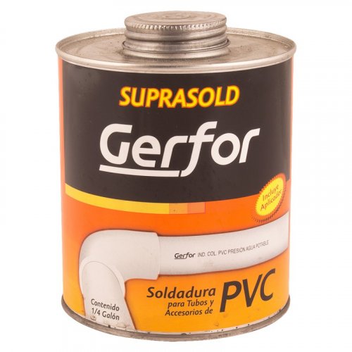 Soldadura Para Pvc 900 gramos - 1/4 Galon Gerfor