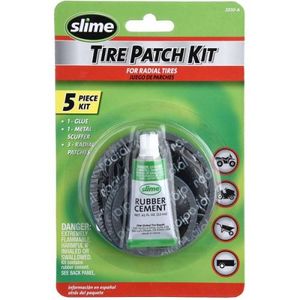 Kit Parches Slime Llantas Moto Sellomatic 5 Pack