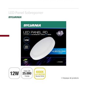 Led Panel Red 12W Luz Neutra 100-240V Sobreponer