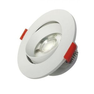 Bala Led Tipo Spot 5W Luz Calida Redonda Escualizable