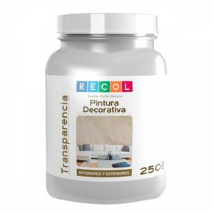 Pintura Decorativa Para Interior Y Exterior Plata 250 ml