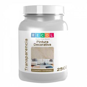 Pintura Decorativa Para Interior Y Exterior Plata 250 ml