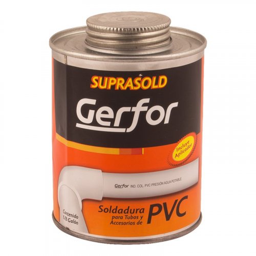 Soldadura Para Pvc 450 gramos - 1/8 Galon Gerfor