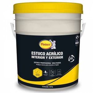 Estuco Acrilico Interior/Exterior 30 Kg