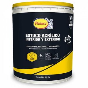 Estuco Acrilico Interior/Exterior 6 Kg