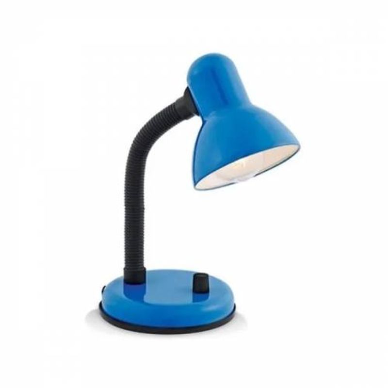 Lámpara de mesa Keops luz led monocolor azul, batería recargable