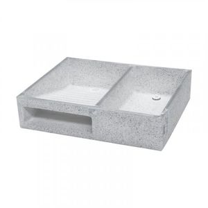 Lavadero Sobreponer granito 70x55x16Cm