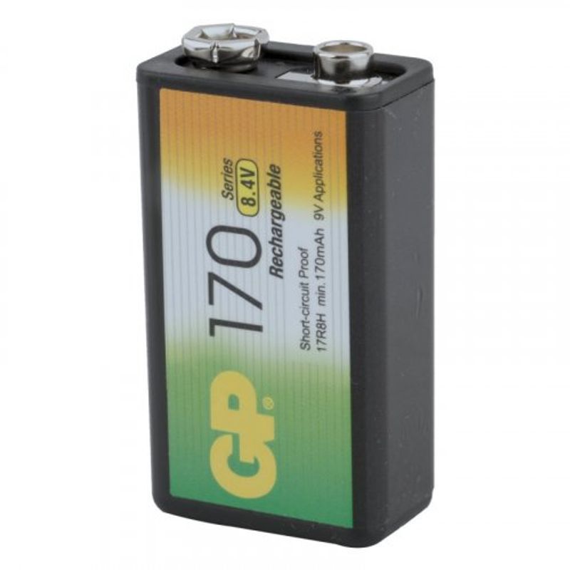 Pila Recargable 9v Nimh 170 Mah Gp