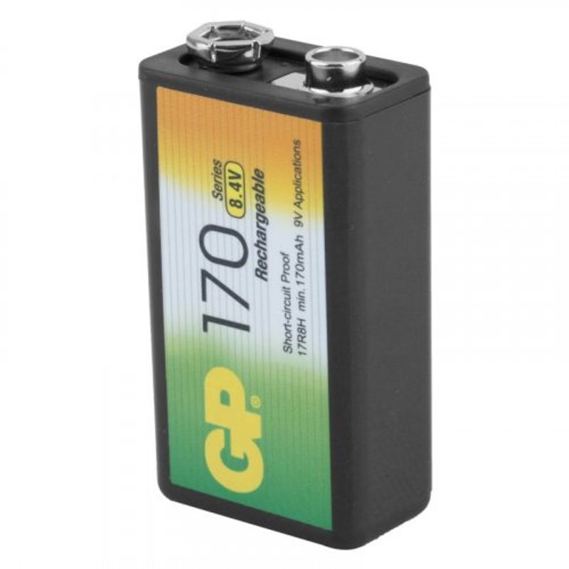 Pila Batería Gp Original 9v Recargable 170mah Sellada