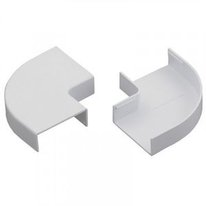 Ángulo Plano 32 x 12 mm Pvc Blanco