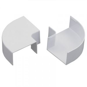 Ángulo Plano 4 x 25 mm Pvc Blanco