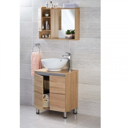 Mueble Organizador Sanitario Tell Germany 60x20x155Cm