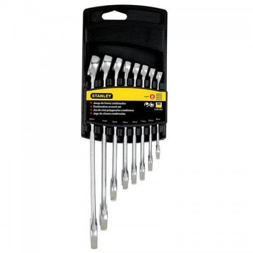 Juego Llave Combinada 5/16-3/4 Pulgadas 8 Piezas Stanley
