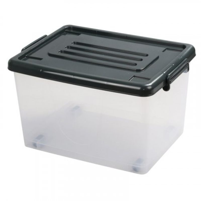 caja-plastica-37lt-con-ruedas-transparente-color-gris