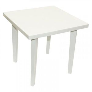 Mesa 75 cm x 75 cm Cuadrada Blanca