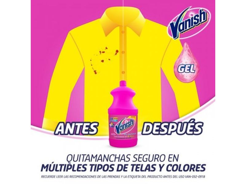 Quitamanchas Líquido VANISH Protección Color Botella 900ml