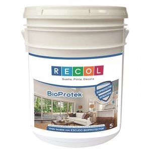 Vinilo T1 Recol Bioprotek 5Gl Blanco